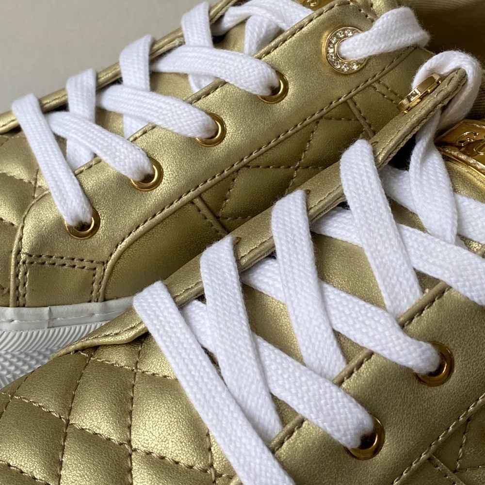 GUESS sneakers - GOLD with Rhinestones - Picture 4 of 7